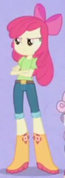 Size: 127x345 | Tagged: safe, screencap, apple bloom, equestria girls, my past is not today, rainbow rocks, boots, cropped, solo