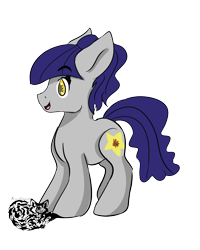 Size: 1600x2000 | Tagged: safe, artist:silverkitsune84, oc, oc only, oc:fruity blossom, earth pony, pony, chibi, female, simple background, solo, transparent background