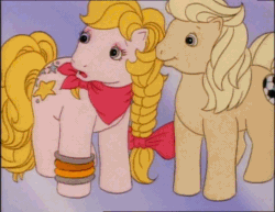 Size: 704x544 | Tagged: safe, screencap, ace, starlight (g1), pony, g1, my little pony tales, animated, gif, just for kicks