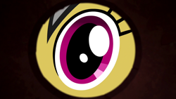 Size: 1280x720 | Tagged: safe, derpibooru import, screencap, daring do, pony, stranger than fan fiction, eye, peering