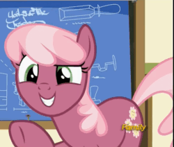 Size: 595x504 | Tagged: safe, derpibooru import, screencap, cheerilee, pony, the cart before the ponies, animated, loop