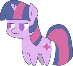 Size: 1183x1071 | Tagged: safe, artist:thepiday, twilight sparkle, chibi, lidded eyes, simple background, solo, transparent background