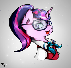 Size: 1500x1436 | Tagged: safe, artist:skrayp, twilight sparkle, bust, colored pupils, portrait, solo