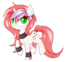 Size: 3900x3716 | Tagged: safe, artist:sorasku, oc, oc only, oc:ruby notes, pony, unicorn, female, high res, mare, raised hoof, simple background, solo, transparent background