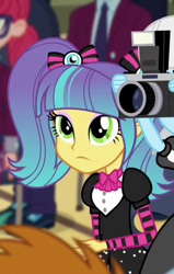 Size: 304x479 | Tagged: safe, screencap, pixel pizazz, equestria girls, friendship games, cropped