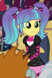 Size: 363x547 | Tagged: safe, screencap, pixel pizazz, equestria girls, friendship games, cropped, solo focus