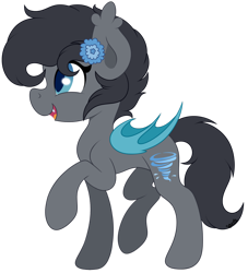 Size: 1024x1126 | Tagged: safe, artist:spottie-dots, oc, oc only, oc:seachell, bat pony, pony, female, mare, solo