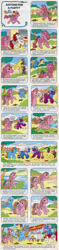 Size: 695x2941 | Tagged: safe, artist:heckyeahponyscans, derpibooru import, quarterback, skydancer, slugger, sugarberry, comic:my little pony and friends (g1), g1, anyone for a party?, balloon, baseball, big brother ponies, birthday, birthday party, blushing, comic, floater, forgotten birthday, party, surprise party, teddi, that pony sure does love parties, twice as fancy ponies, up up and away