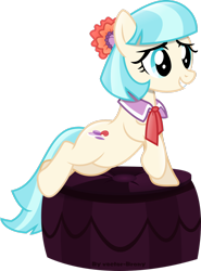 Size: 1024x1387 | Tagged: safe, artist:vector-brony, coco pommel, made in manehattan, cocobetes, cute, simple background, solo, transparent background, vector