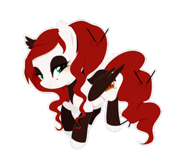 Size: 1300x1200 | Tagged: safe, artist:va1ly, derpibooru import, oc, oc only, bat pony, pony, chibi, solo