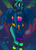 Size: 2400x3300 | Tagged: safe, artist:deltafairy, derpibooru import, oc, oc only, oc:saphira moonkiss, anthro, pegasus, anthro oc, dance floor, female, mare, nightclub, rave