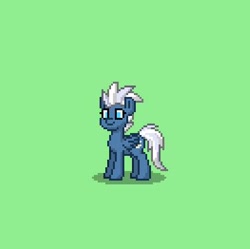 Size: 394x393 | Tagged: safe, derpibooru import, night glider, pixel art, pony town, solo