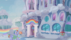 Size: 1236x692 | Tagged: safe, screencap, bow hothoof, windy whistles, pony, parental glideance, rainbow dash's parents, windyhoof