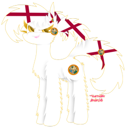 Size: 1024x1033 | Tagged: safe, artist:vanillaswirl6, derpibooru import, oc, oc only, florida, solo, vanillaswirl6's state ponies