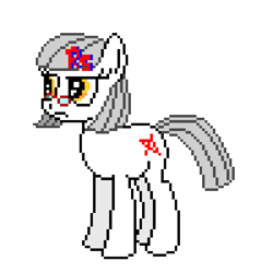 Size: 1000x1000 | Tagged: safe, artist:rocketsex, oc, oc only, oc:rocket-sex, earth pony, pony, glasses, pixel art, solo