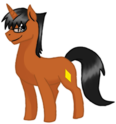 Size: 671x718 | Tagged: safe, artist:eternity9, oc, oc only, pony, unicorn, glasses, male, simple background, solo, stallion, transparent background