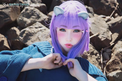 Size: 960x640 | Tagged: safe, artist:littlemissbloo, derpibooru import, maud pie, human, clothes, cosplay, costume, irl, irl human, photo, solo