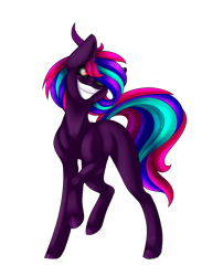 Size: 2700x3338 | Tagged: safe, artist:immagoddampony, oc, oc only, earth pony, pony, grin, high res, raised hoof, simple background, smiling, solo, transparent background