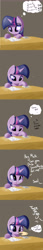 Size: 2000x11500 | Tagged: safe, artist:a8f12, twilight sparkle, pony, absurd resolution, boop, calculator, comic, cute, geometry, impatient, implied lesbian, implied shipping, implied twidash, math, twiabetes