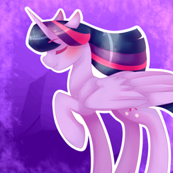 Size: 1000x1000 | Tagged: safe, artist:missmeower, twilight sparkle, twilight sparkle (alicorn), alicorn, pony, solo