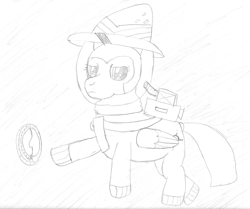 Size: 2020x1687 | Tagged: safe, artist:2shyshy, derpibooru import, daring do, astronaut, monochrome, newbie artist training grounds, solo, space, spacesuit