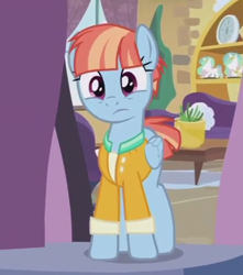 Size: 403x455 | Tagged: safe, screencap, windy whistles, pony, parental glideance, solo