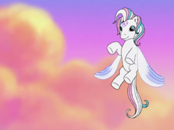 Size: 622x466 | Tagged: safe, derpibooru import, screencap, star catcher, pony, dancing in the clouds, g3, solo