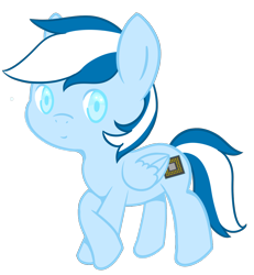 Size: 1250x1350 | Tagged: safe, artist:blissprism, oc, oc only, oc:silicon chip, pegasus, pony, chibi, male, simple background, solo, transparent background