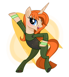 Size: 3643x4045 | Tagged: safe, artist:wicklesmack, derpibooru import, pony, unicorn, beverly crusher, female, leotard, mare, ponified, solo, star trek, star trek: the next generation