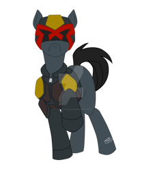 Size: 900x1080 | Tagged: safe, artist:bluekite-falls, pony, crossover, judge dredd, ponified, simple background, transparent background, vector