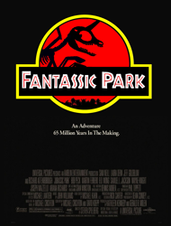 Size: 1045x1374 | Tagged: safe, derpibooru import, alicorn, pony, crossover, jurassic park, poster