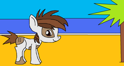 Size: 1211x642 | Tagged: safe, artist:predabug, derpibooru import, pipsqueak, pony, simple background, solo