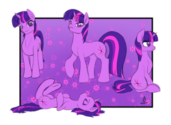 Size: 7616x5561 | Tagged: safe, artist:phlar1245, twilight sparkle, pony, unicorn, abstract background, absurd resolution, pose, sketch, solo