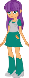 Size: 7000x18577 | Tagged: safe, artist:luckreza8, artist:trohobo, ginger owlseye, owl, equestria girls, friendship games, absurd resolution, boots, clothes, cute, high heel boots, high heels, simple background, skirt, solo, transparent background, vector