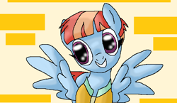 Size: 752x436 | Tagged: safe, artist:mojo1985, windy whistles, pegasus, pony, parental glideance, solo