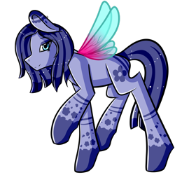 Size: 1024x1024 | Tagged: safe, artist:menmadrawing, oc, oc only, pony, butterfly wings, simple background, solo, transparent background