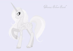 Size: 2480x1754 | Tagged: safe, artist:zuza182, princess silver swirl, g2, g2 to g4, generation leap, solo