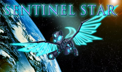 Size: 1920x1126 | Tagged: safe, artist:aprion, oc, oc only, pony, robot, robot pony, fanfic, fanfic art, fanfic cover, flying, solo, space