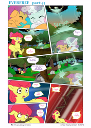 Size: 5371x7592 | Tagged: safe, artist:jeremy3, derpibooru import, apple bloom, scootaloo, sweetie belle, pony, comic:everfree, absurd resolution, comic, cutie mark crusaders