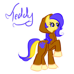 Size: 512x512 | Tagged: safe, artist:the-pony-project, teddy, g2, g2 to g4, generation leap, solo