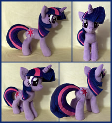 Size: 2258x2485 | Tagged: safe, artist:alicornparty, twilight sparkle, pony, high res, irl, photo, plushie, solo
