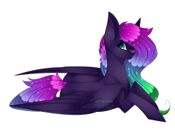 Size: 4200x3300 | Tagged: safe, artist:pinkxei, oc, oc only, oc:north light, pegasus, pony, absurd resolution, female, high res, mare, prone, simple background, solo, transparent background