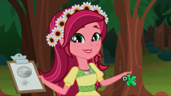 Size: 1920x1080 | Tagged: safe, derpibooru import, screencap, gloriosa daisy, cat, equestria girls, legend of everfree, discovery kids, solo