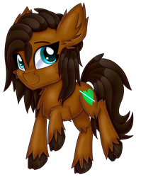 Size: 3662x4612 | Tagged: safe, artist:partylikeanartist, derpibooru import, oc, oc only, absurd resolution, fluffy, lightsaber, looking away, ponified, shetland pony, simple background, solo, star wars, transparent background, weapon, wingding eyes, wookiee