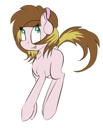 Size: 512x638 | Tagged: safe, artist:beardie, oc, oc only, earth pony, pony, colored pupils, offspring, open mouth, simple background, smiling, solo, transparent background