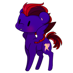 Size: 1000x1000 | Tagged: safe, artist:cinnamonsparx, oc, oc only, oc:speed chaser, pegasus, pony, chibi, male, simple background, solo, stallion, transparent background