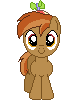 Size: 84x100 | Tagged: safe, artist:onil innarin, derpibooru exclusive, derpibooru import, button mash, buttonbetes, c:, colt, cute, looking at you, pixel art, simple background, solo, transparent background