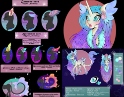 Size: 1280x1000 | Tagged: safe, artist:niniibear, derpibooru import, oc, oc only, original species, unicorn, adoptable, closed species, custom, fluffy, food, glow, hooves, long tail, neck fluff, solo, unshorn fetlocks, wings, yellow