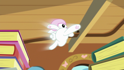 Size: 1920x1090 | Tagged: safe, screencap, angel bunny, pony, fluttershy leans in, solo