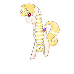 Size: 2500x2500 | Tagged: safe, anonymous artist, oc, oc only, oc:que, pony, unicorn, braid, colored pupils, female, mare, simple background, solo, transparent background